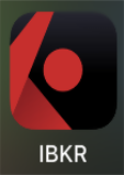 Image of the IBKR mobile icon for the android phone. 